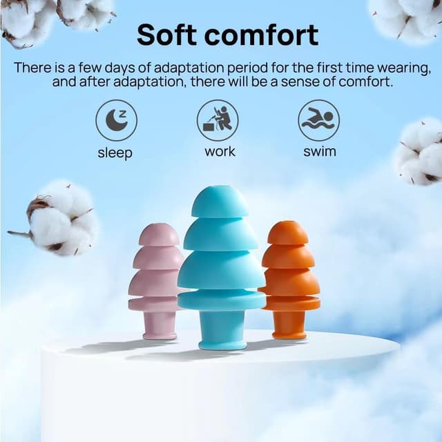 Thumbnail 5 de Silicone Ear Plugs 33 dB SNR, 10 Pairs