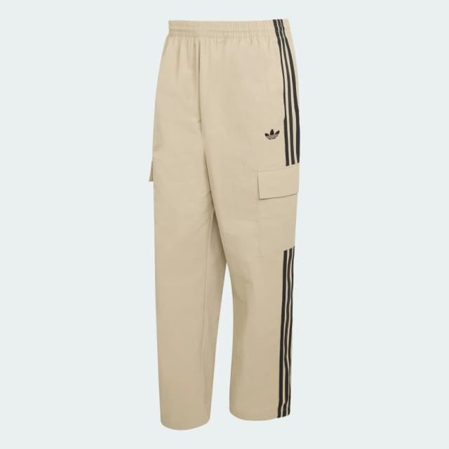 Detalle 2 de Adidas Pantalón cargo Adicolor Beige 3 Stripes
