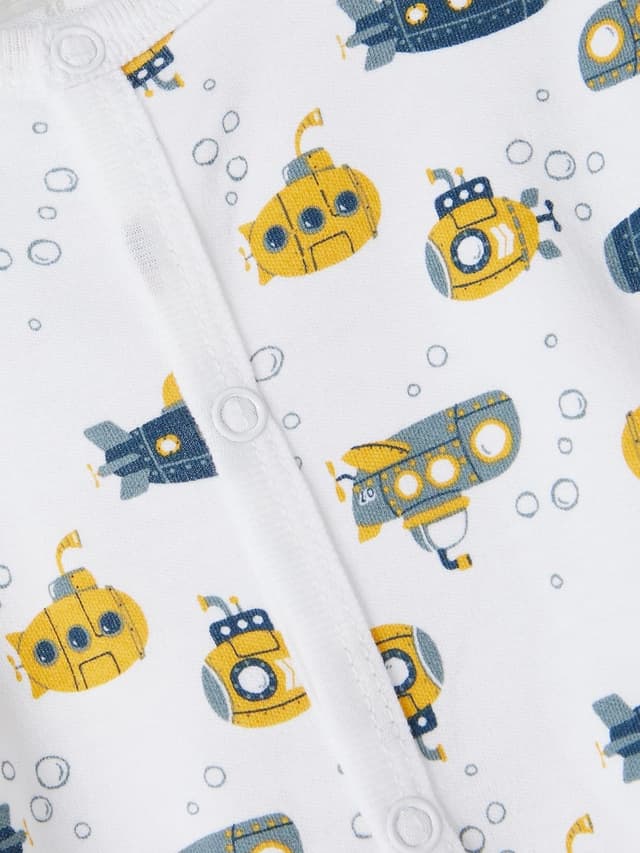 Detalle de NAME IT Schlafstrampler-Set für Babys (Doppelpack)