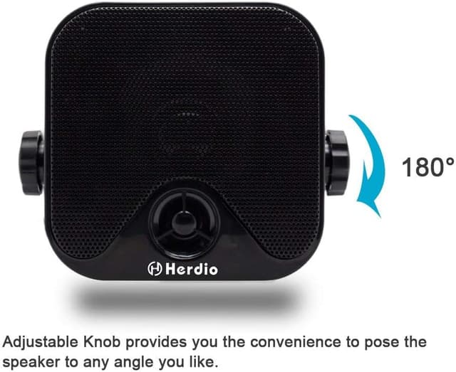 Detalle de Herdio 120W Waterproof 4-inch Outdoor Speakers