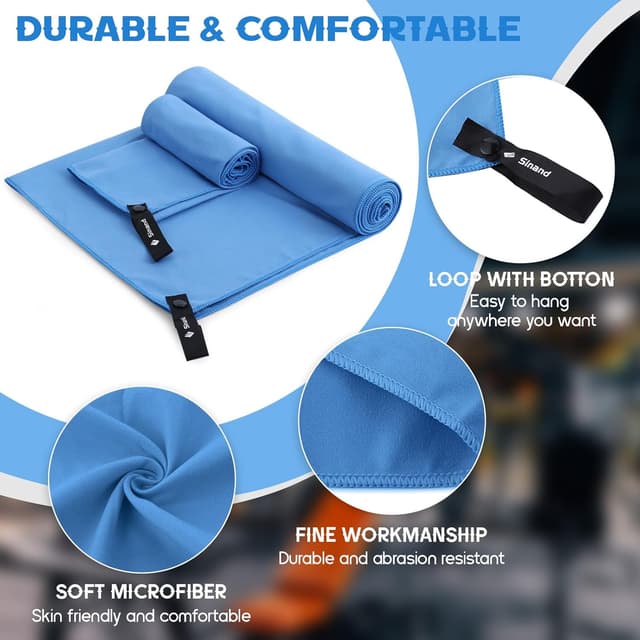 Detalle 1 de Microfibre towel 2 pack 160x80cm keyword