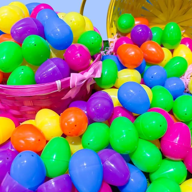 Thumbnail 3 de TURNMEON 500 Count Plastic Easter Eggs Bulk 6 Colors