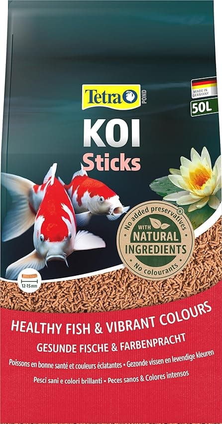 Imagen de Tetra Pond Koi Sticks - Alimento para peces Koi 🐟 50L en OfertitasTOP