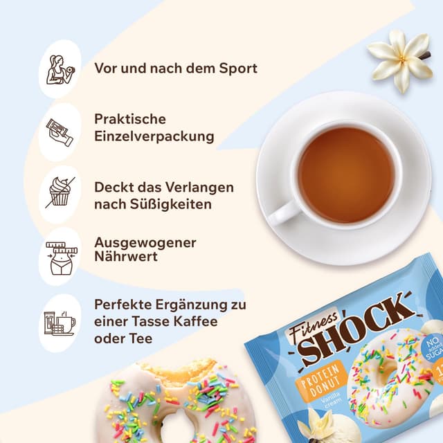 Thumbnail 3 de FitnesSHOCK Protein Donut 12g Eiweiß 🍩