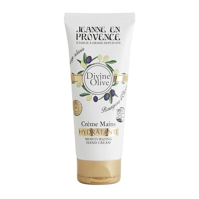 Detalle de Jeanne en Provence Handcreme-Set (3×75 ml) – Eisenkraut Zitrusfrüchte, Jasmin Secret & Divine Olive