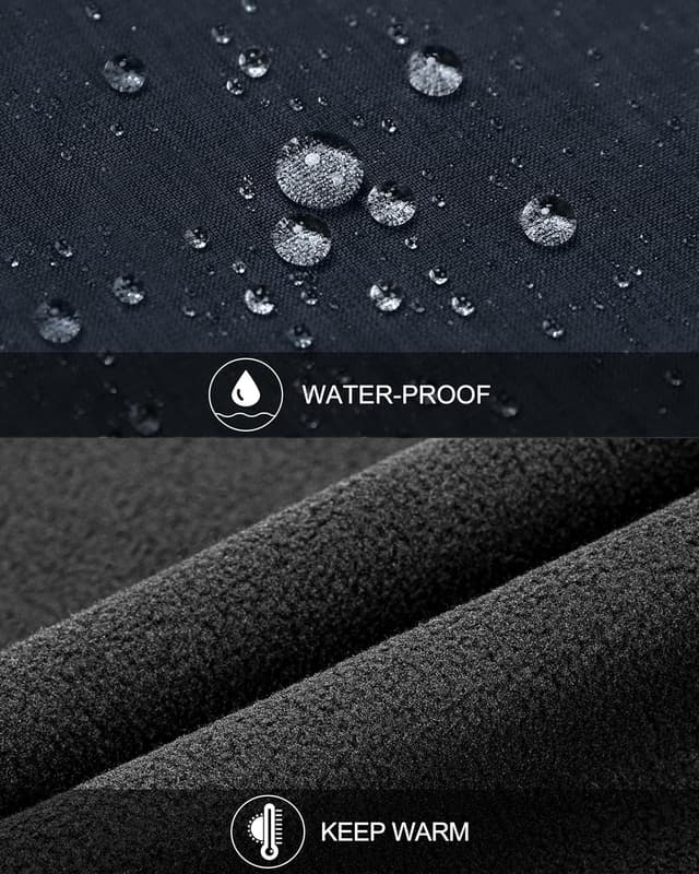 Detalle de 33,000ft men’s softshell gilet (fleece-lined) – windproof, waterproof breathable activewear vest