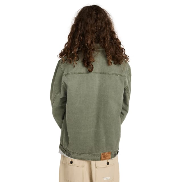 Detalle 2 de Element Chaqueta de hombre Trucker Canvas Element en lona con algodón reciclado