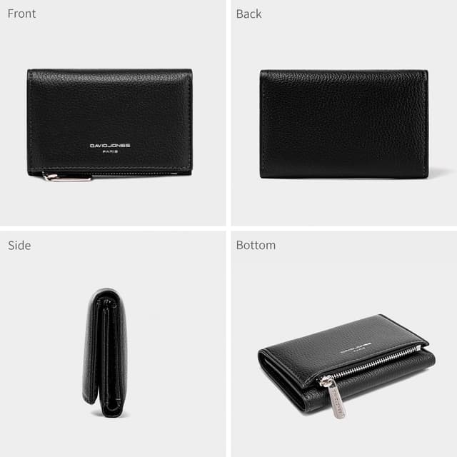 Thumbnail 3 de David Jones Monedero piel sintética 19x8 cm 👜