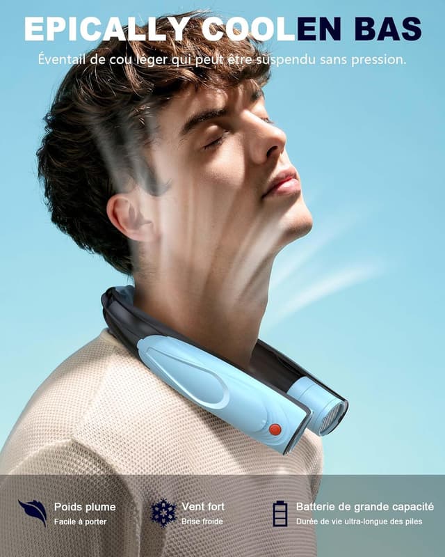 Detalle de Tomatofrydan ventilateur de nuque 6000 mAh