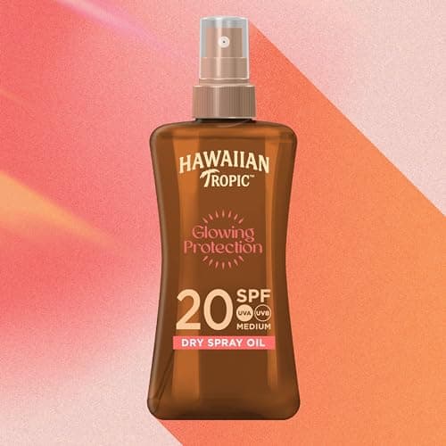 Detalle de Hawaiian Tropic Glowing Protection Huile Sèche SPF 20