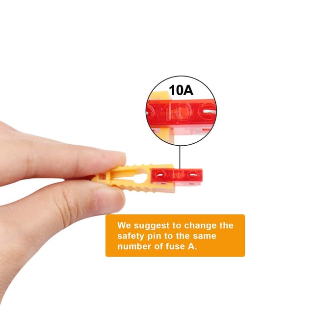 Detalle 2 de Petutu 300‑teiliges Autosicherungsset 300 Stück