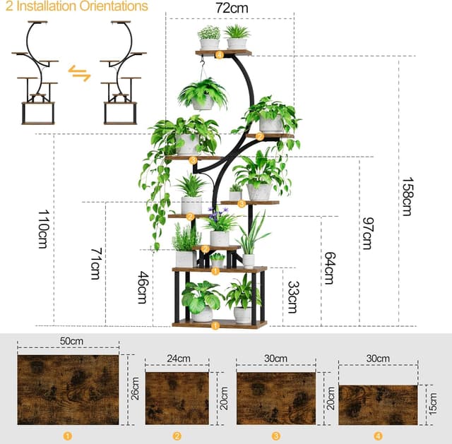 Thumbnail 6 de BACEKOLL supporto piante S, 157,5 cm