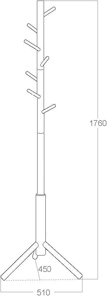 Thumbnail 3 de AC Design Furniture Yannick appendiabito 176 cm