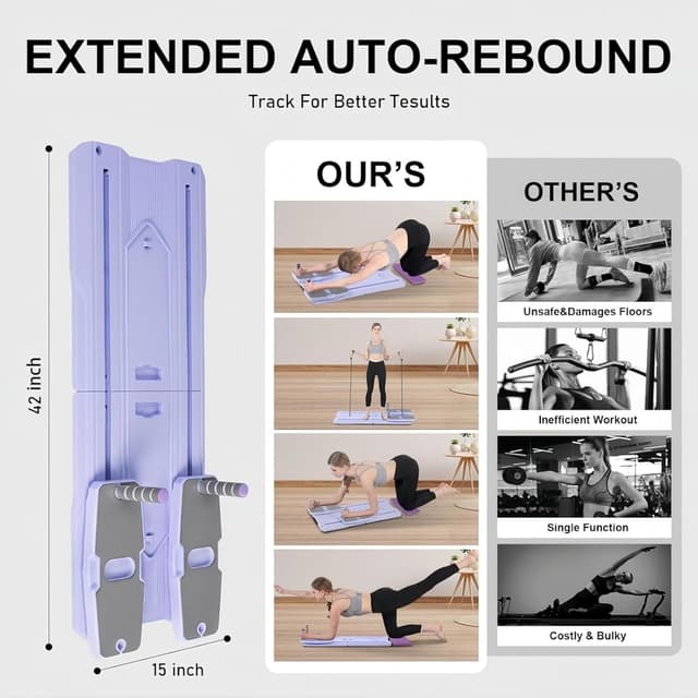 Thumbnail 3 de Pilates Reformer Board 8-in-1