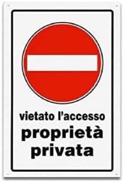 Detalle de Cartello 30x20 per sicurezza sul lavoro (prop. priv. v/acc.)