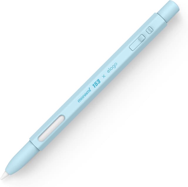 Detalle de elago x MONAMI Coque pour Apple Pencil 2e génération, silicone bleu ciel ✏
