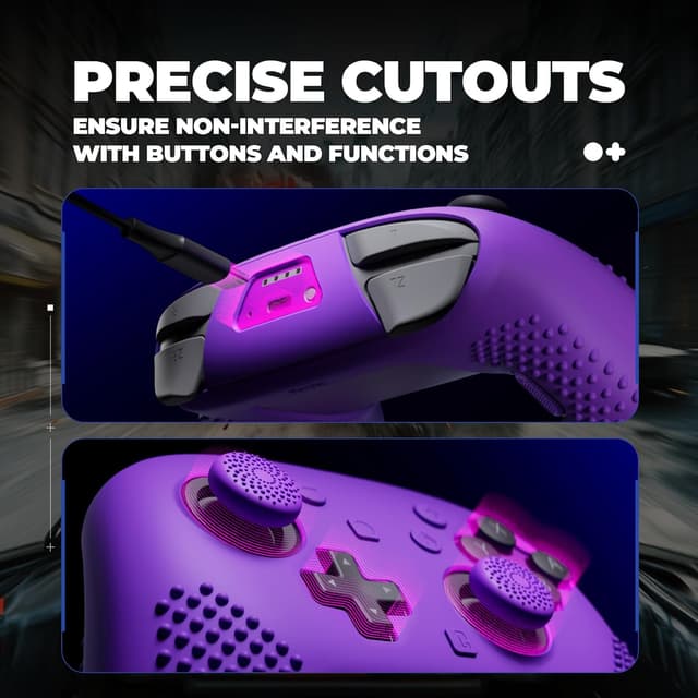 Detalle 2 de PlayVital Silicone Cover Skin for Nintendo Switch 2 Pro Controller – Anti-Slip Grip Protector