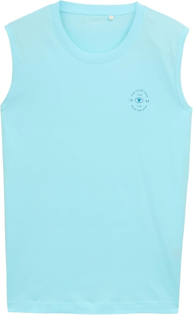 Detalle 2 de TOM TAILOR 1048233 canotta uomo basic con logo piccolo