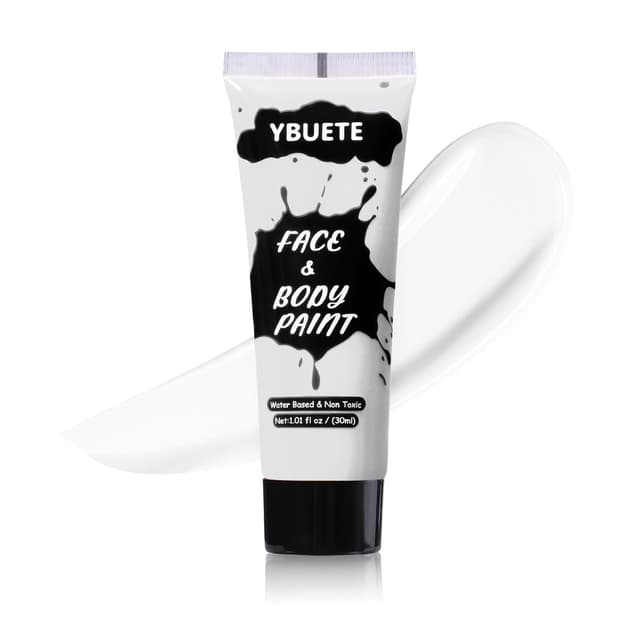 Detalle de YBUETE White Face Body Paint 9 Farben