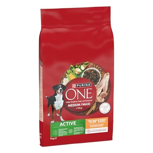 Detalle de Purina ONE Medium Maxi Perro adulto activo con pollo 7 kg
