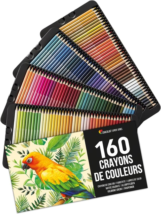 Imagen de Zenacolor Set 160 crayons de couleur ✏ en OfertitasTOP