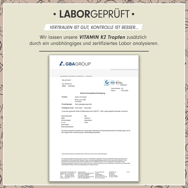 Thumbnail 4 de Vitamin K2 Tropfen 200 µg MK‑7 hochdosiert 💊