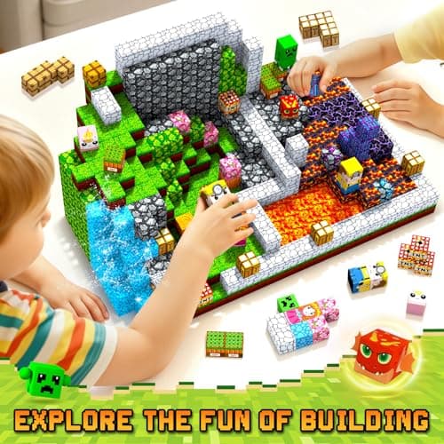 Detalle 1 de LUVTOY Bloques Magnéticos de Construcción para Niños (150 piezas) - Set creativo STEM tipo Montessori