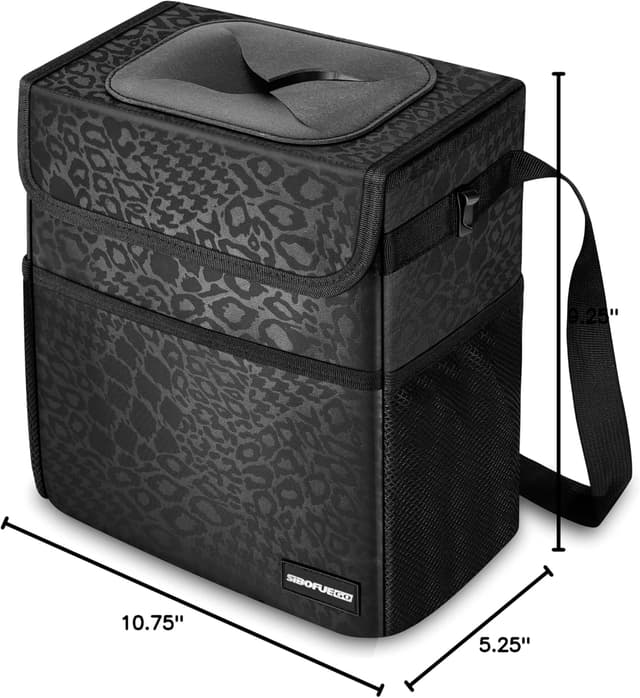 Thumbnail 6 de SIBOFUEGO Cute Car Trash Can 2 Gallons