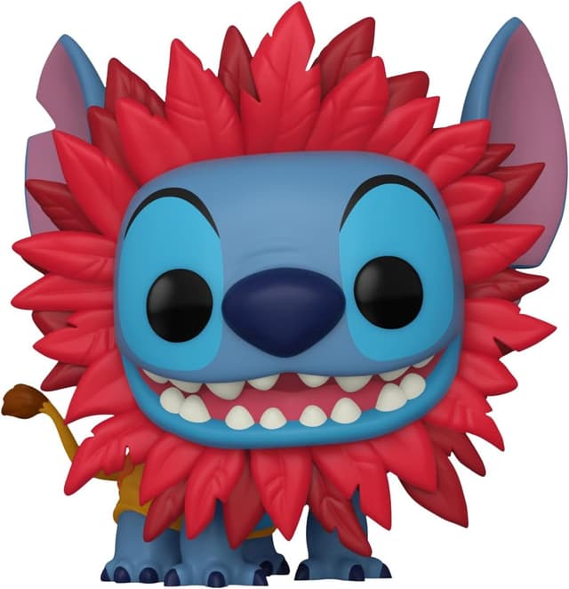 Detalle 2 de Funko Pop! Disney: Stitch en Disfraz de Simba