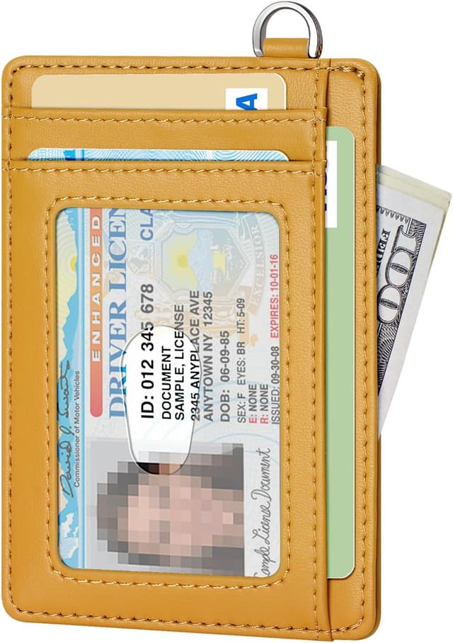 Detalle 2 de FurArt Schlankes Kreditkartenetui mit RFID-Blockierung – minimalistische Kartenhülle für Damen & Herren