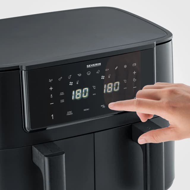 Thumbnail 5 de Severin FR 2463 8 l freidora doble de aire caliente 2600 W 🍴