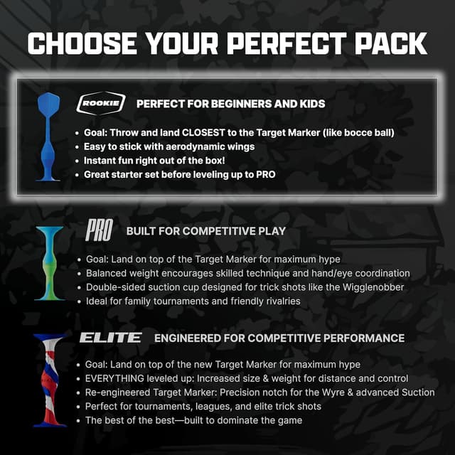 Thumbnail 6 de Popdarts Rookie Pack suction cup dart game