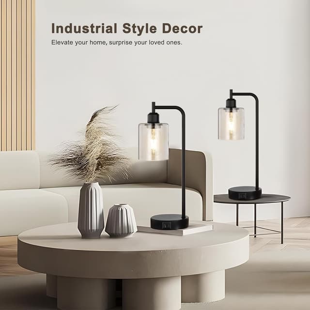 Thumbnail 4 de Aooshine Bedside Lamps Set of 2