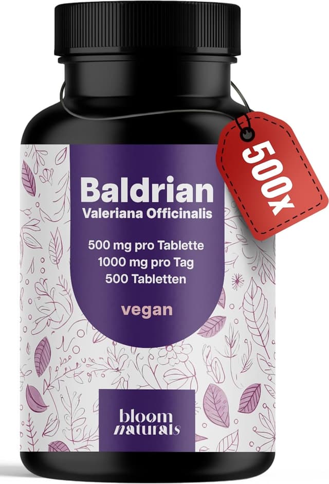 Detalle de Baldrian Hochdosiert 500 Tabletten 1000 mg