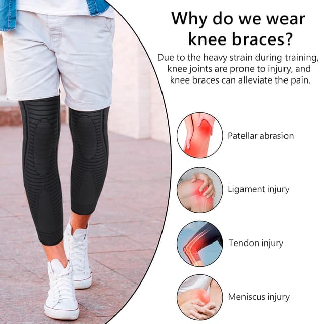 Thumbnail 3 de Ruilaibao Full Leg Compression Sleeves X-Large