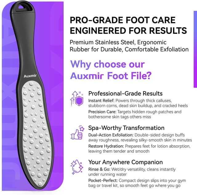 Detalle de Râpe à pieds Auxmir double face