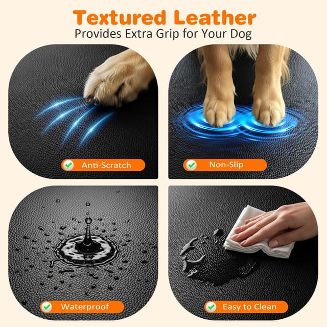 Thumbnail 2 de URPOWER PU Leather Backseat Extender for Dogs