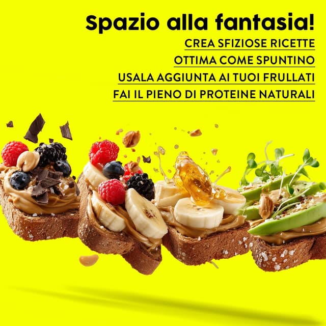 Thumbnail 3 de Burro di Arachidi Proteico Crunchy 1 kg — 30% proteine 🥜