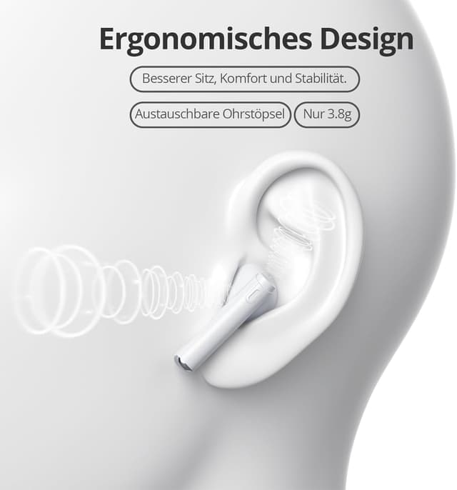 Thumbnail 6 de Ciciloud Bluetooth Kopfhörer 46 Stunden Wiedergabe