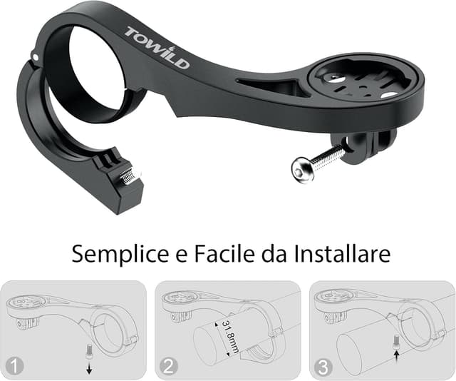 Thumbnail 4 de towild Supporto per Garmin per manubrio 12x5 cm