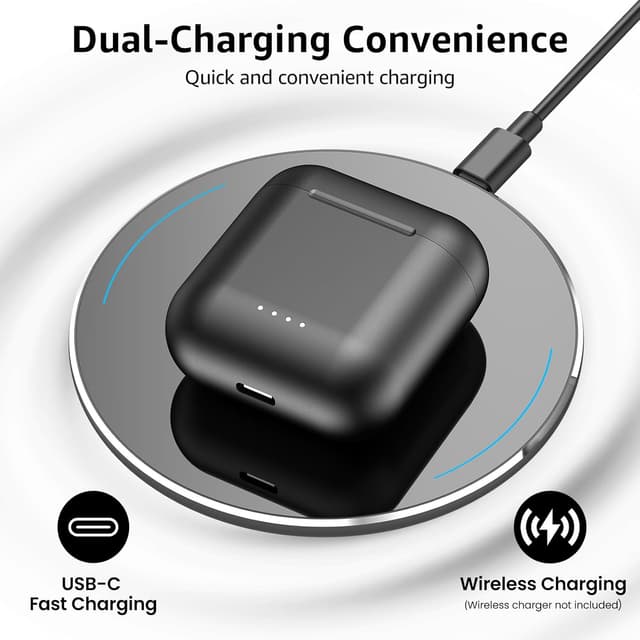 Detalle de TOZO T6 Wireless earbuds 50H battery life