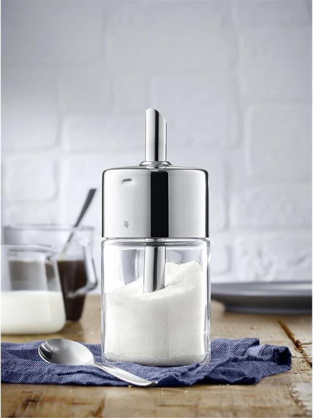 Thumbnail 1 de WMF Dosificador azúcar 0,24 l 🥄 Vidrio y acero inoxidable