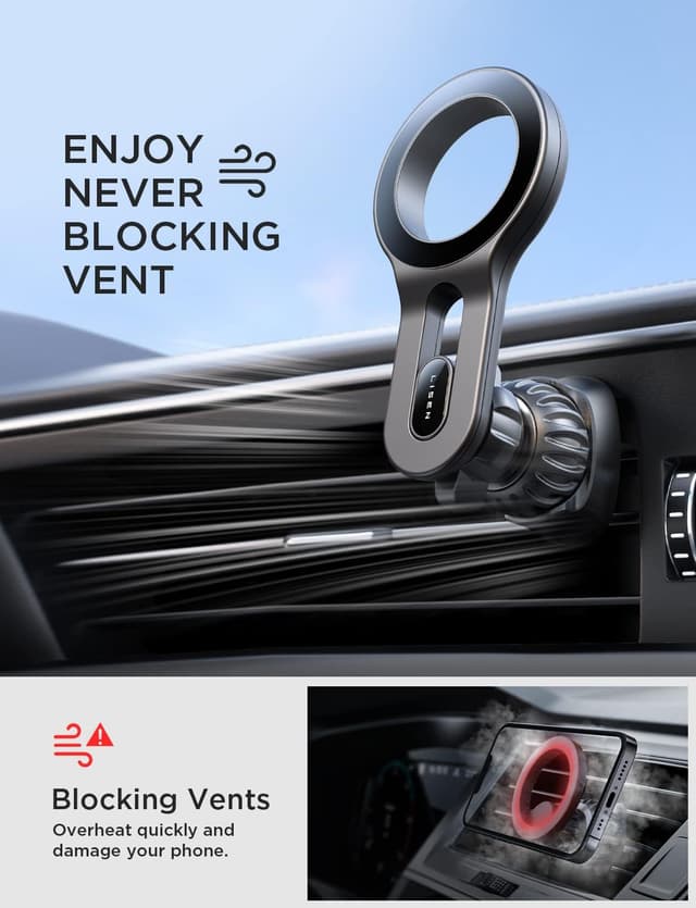 Thumbnail 5 de LISEN Soporte Magnético Móvil para Coche 🚗 - Sin Caer