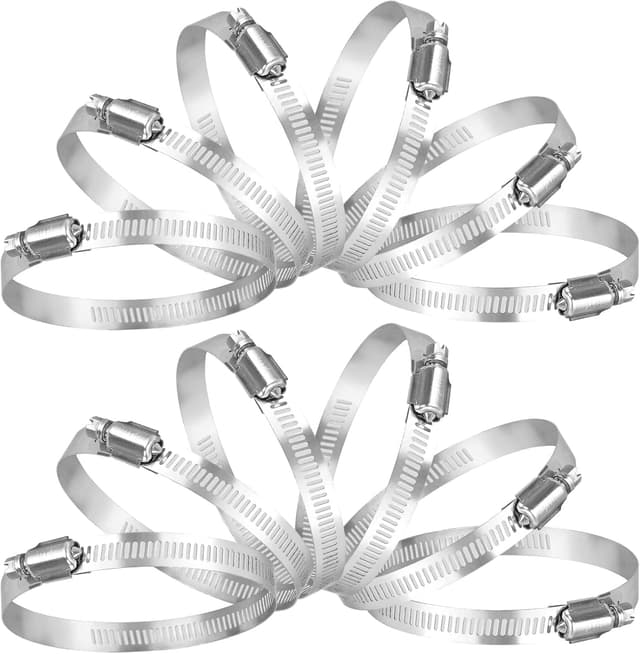 Imagen de TICONN 12PCS Hose Clamp Set 5"โ6" ๐ en OfertitasTOP