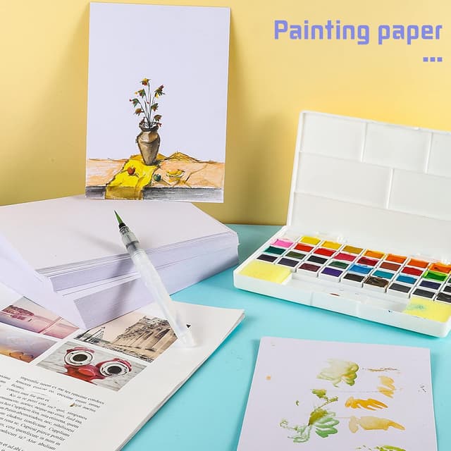 Thumbnail 4 de 60 Blatt Aquarellpapier 300 g 5x7 Zoll