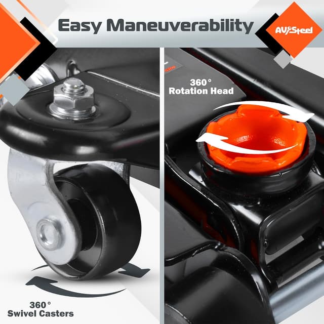 Thumbnail 4 de AV Steel Floor Jack 2.5 Ton Low Profile, 3.4–14.6" range 🛠