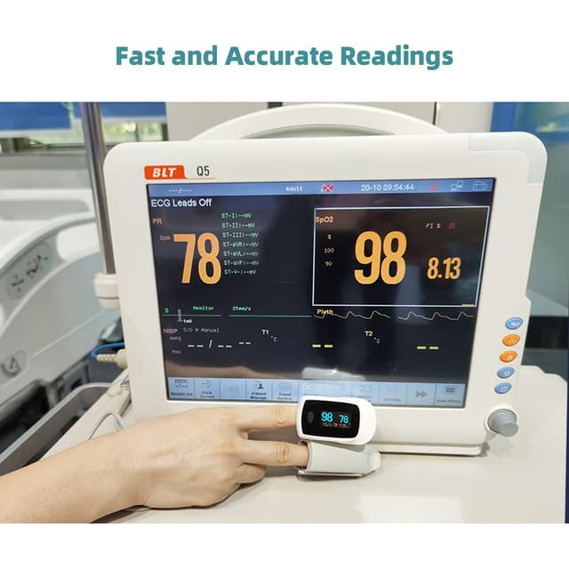 Thumbnail 1 de BLT M70B Fingertip Pulse Oximeter SpO2 1%