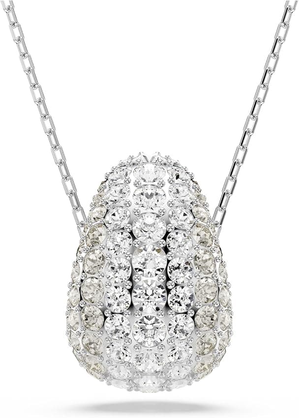 Imagen de Swarovski Sublima colgante redondo blanco rodio en OfertitasTOP