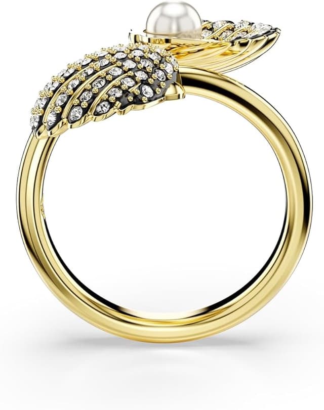 Detalle 2 de Swarovski Idyllia Anillo blanco Crystal Pearl 1 unidad