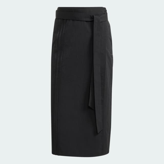 Thumbnail 3 de Adidas Maxifalda Off-Placed 3 Stripes Negro